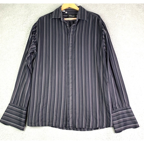 Sergio Valentino Collection Button Up Dress Shirt Mens Size XXL  Made In Italy - Picture 1 of 9